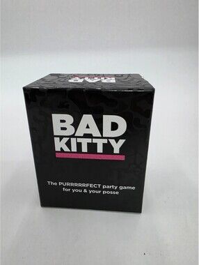 Bad Kitty Party Game - Hilarious Cat-Themed Card Game